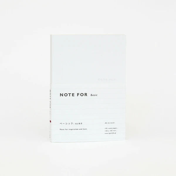 Grid Notebook A6 White for Bullet Journaling & Writing