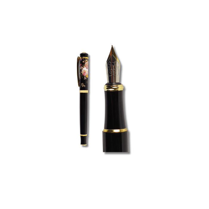 Midnight Floral Fountain Pen with Gift Box