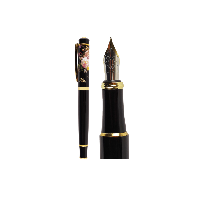 Midnight Floral Fountain Pen with Gift Box