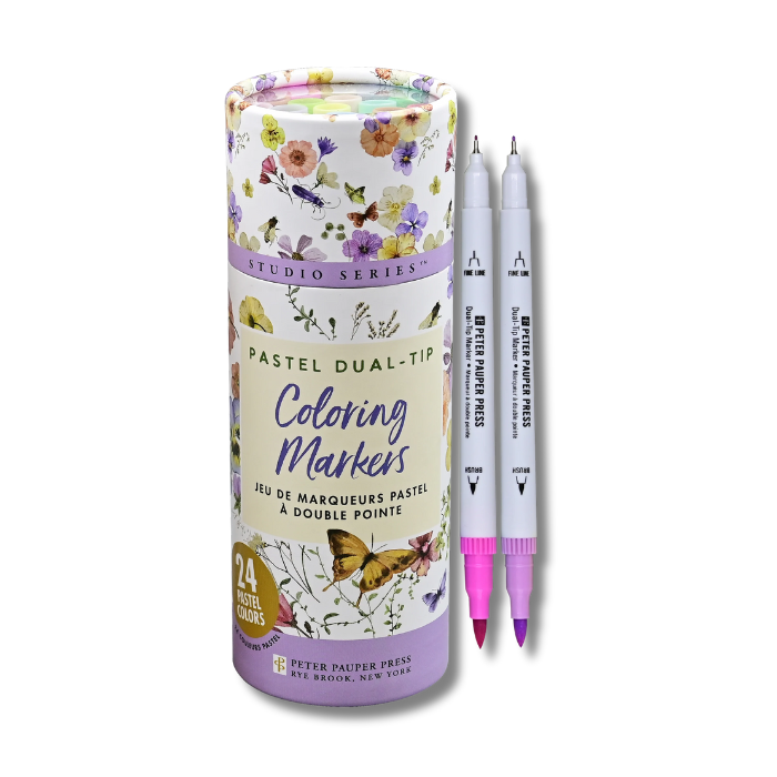 Studio Series Dual-Tip Pastel Markers (Set of 24)