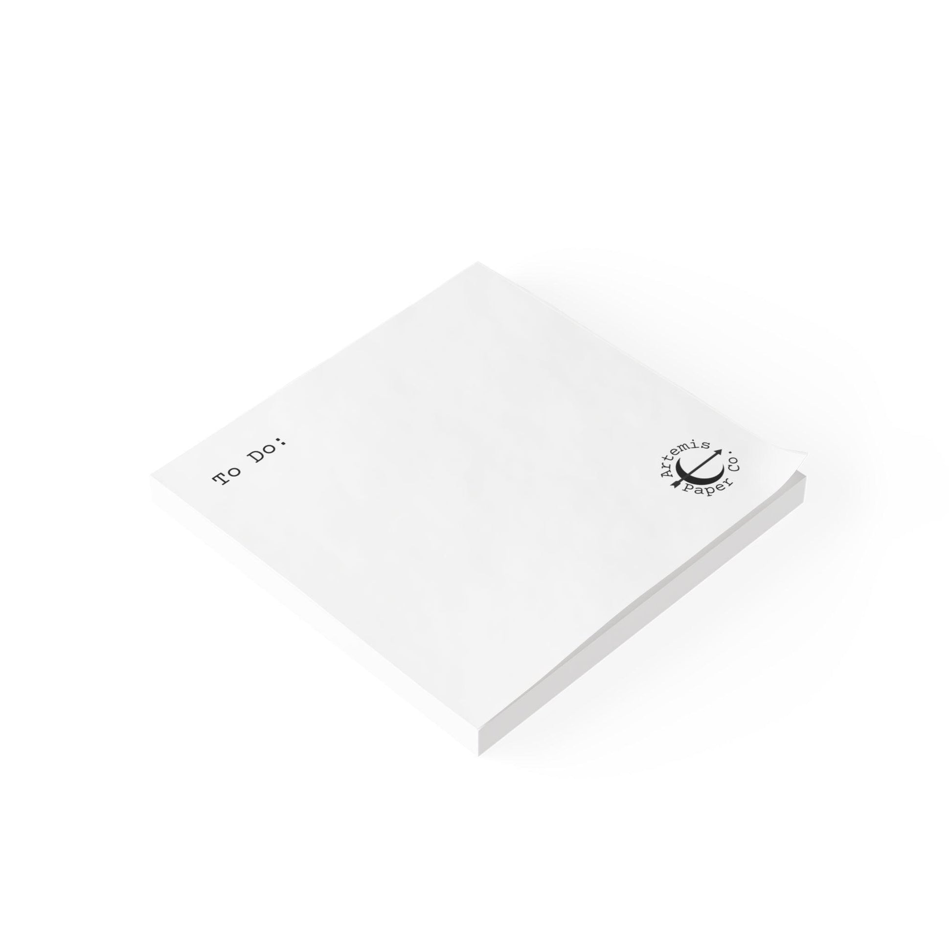 Minimalist To-Do List Note Pads - Perfect for Organizing Your Tasks - Artemis Paper Company