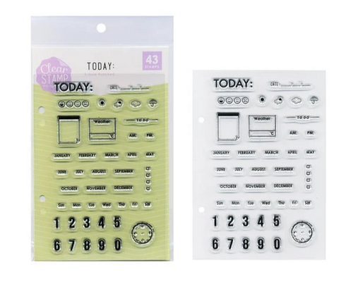 Bullet Journal Stamp Set "today"