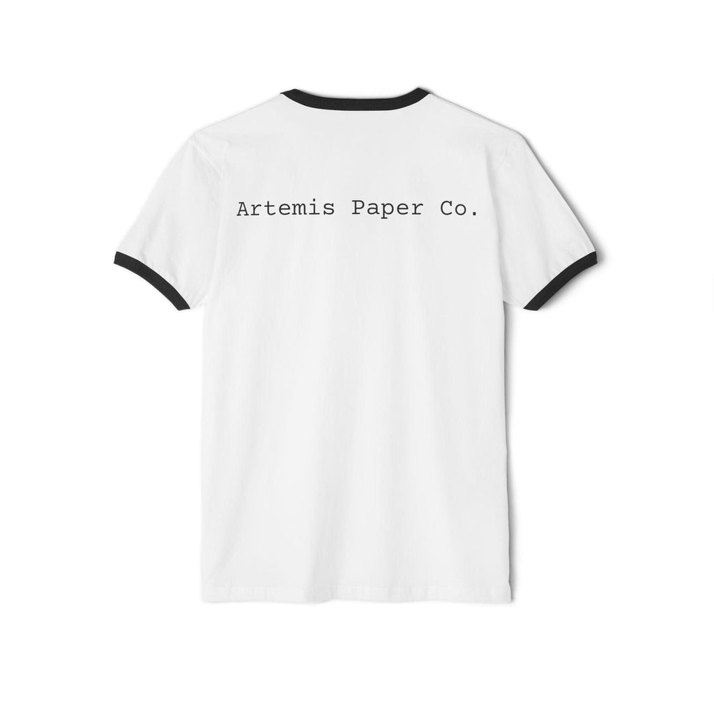 Unisex Cotton Ringer T-Shirt Artemis Paper Co. - Artemis Paper Company