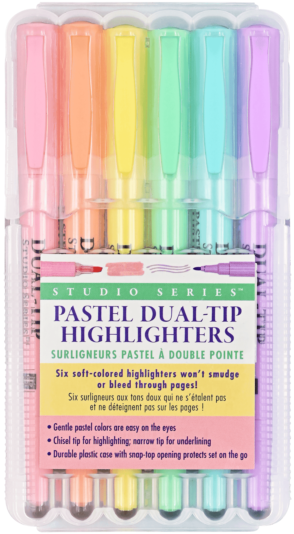 Studio Series Dual-Tip Pastel Highlighters (Set of 6) - Artemis Paper Company