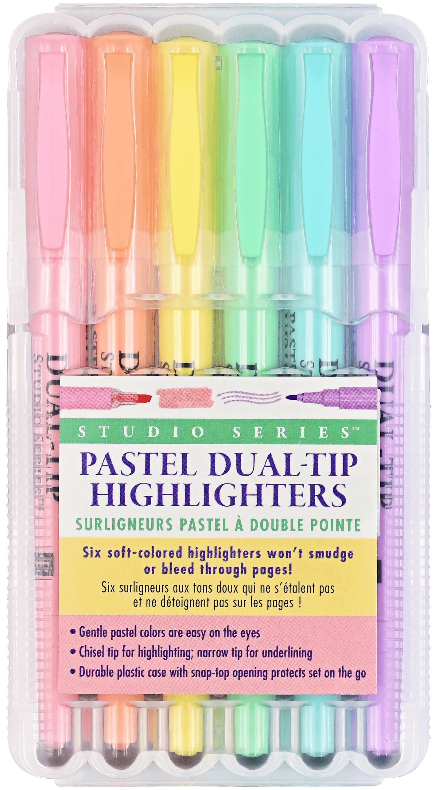 Studio Series Dual-Tip Pastel Highlighters (Set of 6) - Artemis Paper Company