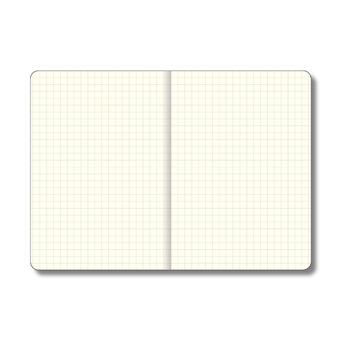 Essentials Grid-lined Notebook, Large, A5 Size