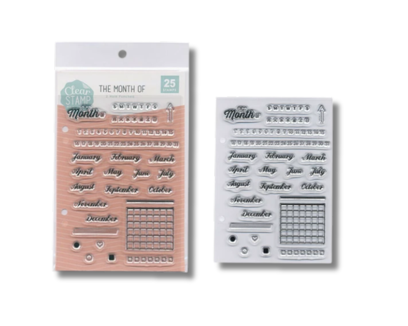 Bullet Journal Stamp Set “The Month Of”