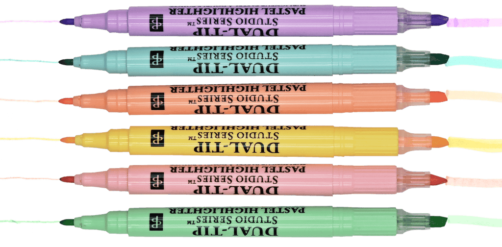 Studio Series Dual-Tip Pastel Highlighters (Set of 6) - Artemis Paper Company