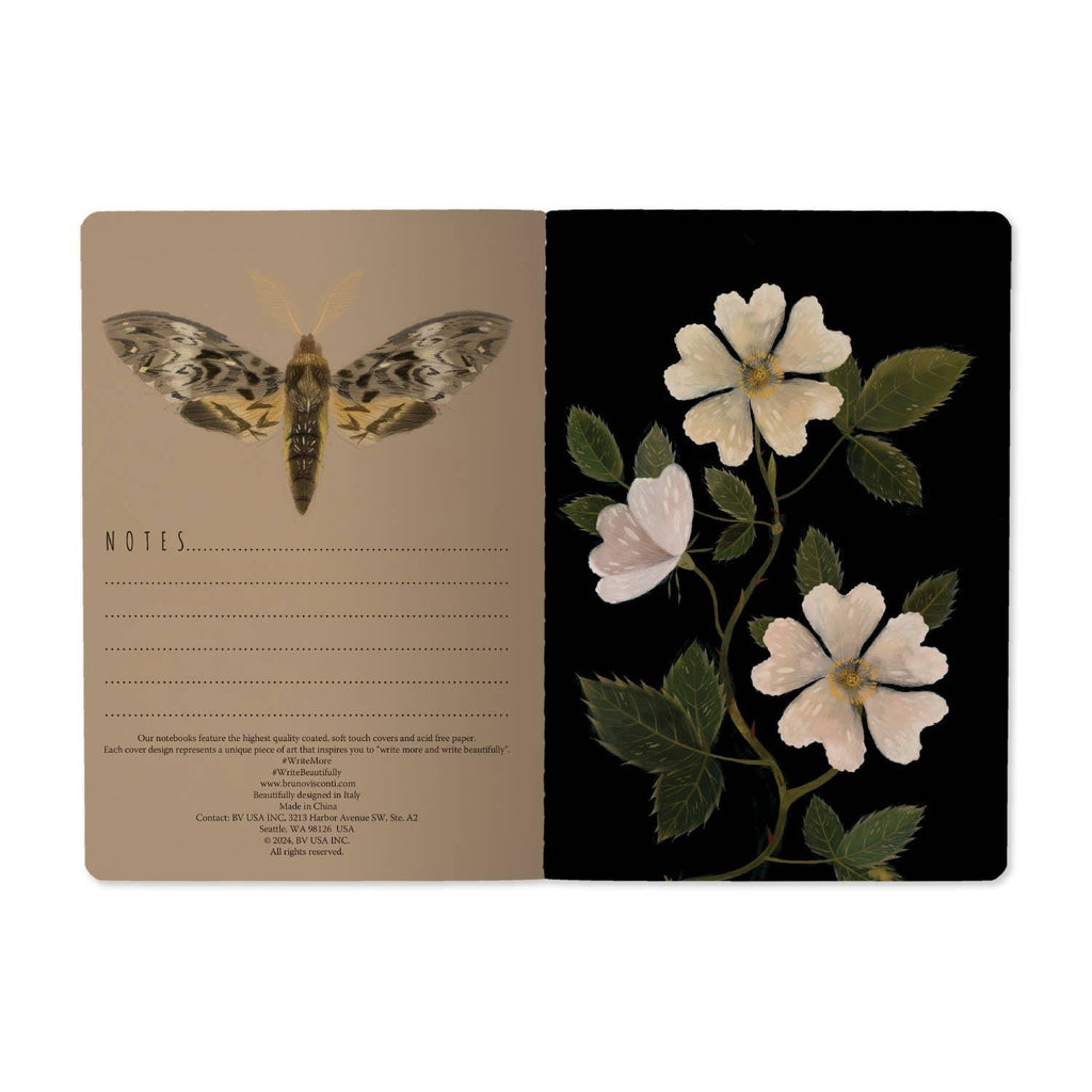 Night Garden Notebook for Journaling - Artemis Paper Company
