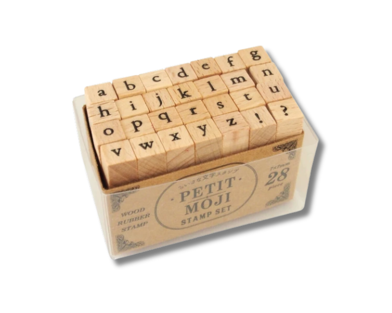 Rubber Stamp Alphabet for Journaling