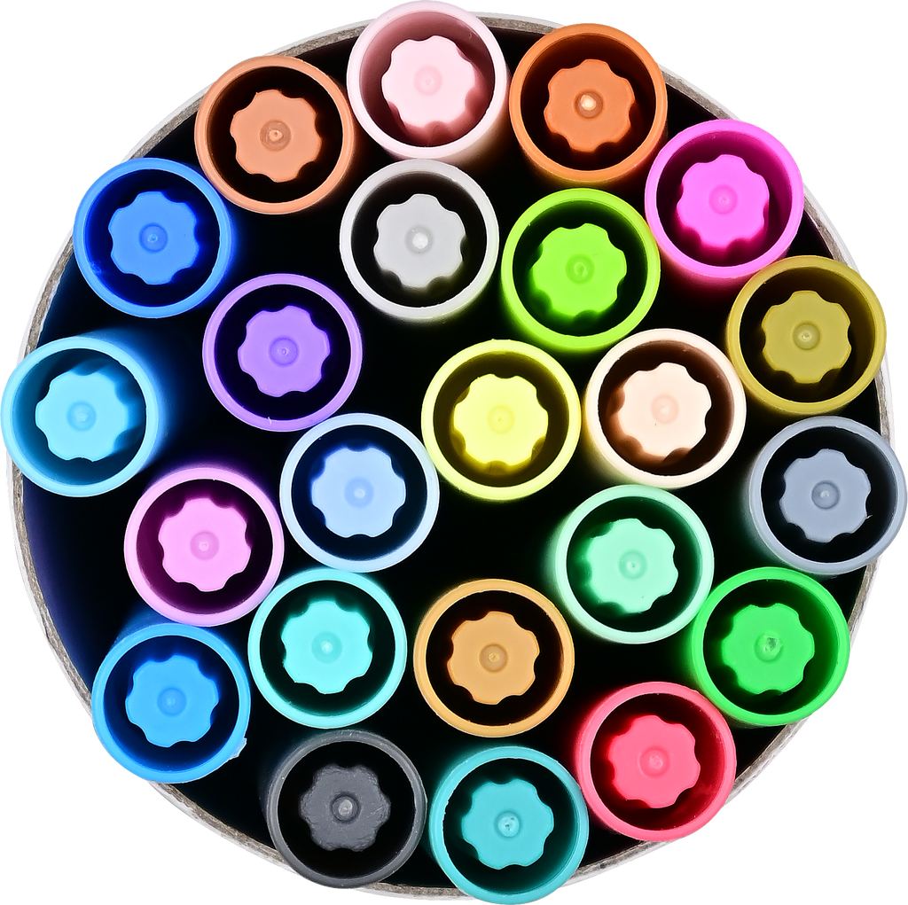 Studio Series Dual-Tip Pastel Markers for Journaling (Set of 24)