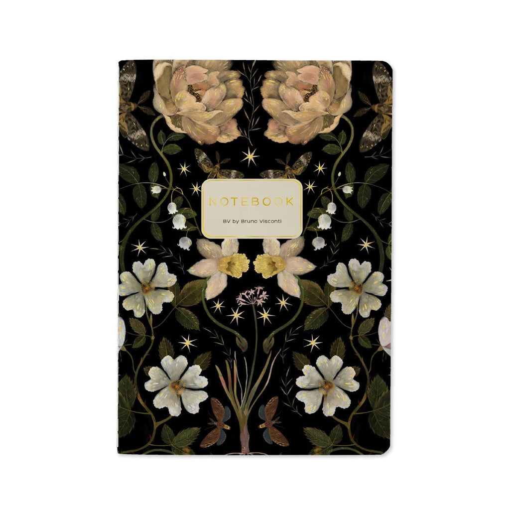 Night Garden Notebook for Journaling - Artemis Paper Company