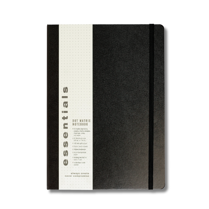 Essentials Dot Matrix Notebook, Extra Large, A4 Size