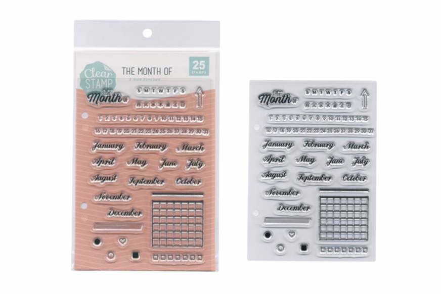 Bullet Journal Stamp Set “The Month Of”