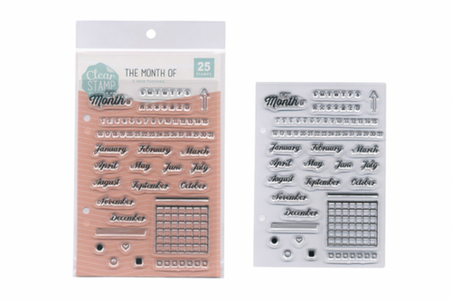 Bullet Journal Stamp Set “The Month Of”