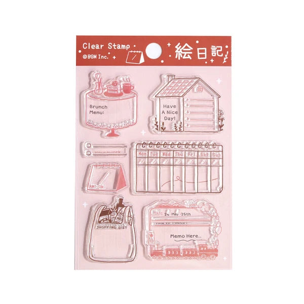 Clear Stamp Diary