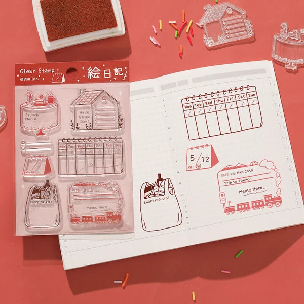 Clear Stamp Diary