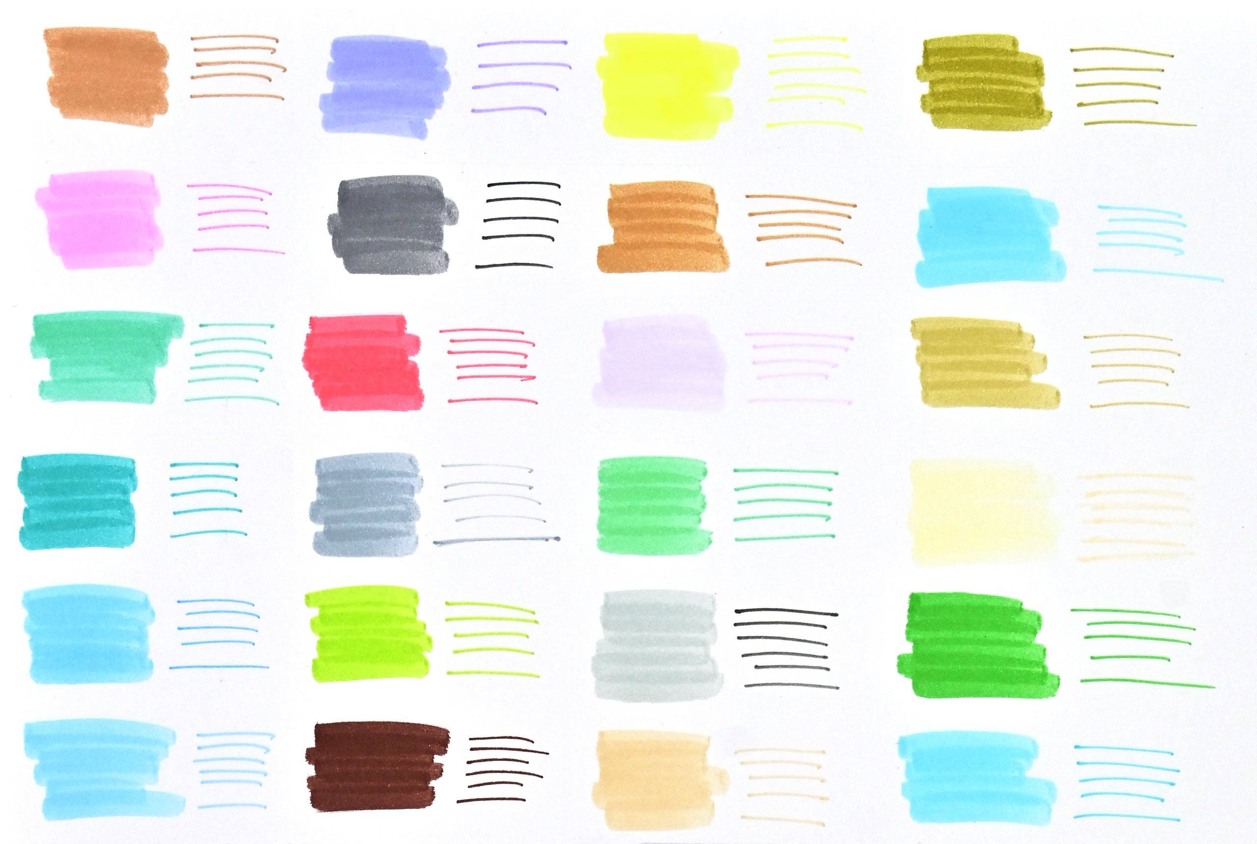 Studio Series Dual-Tip Pastel Markers for Journaling (Set of 24)