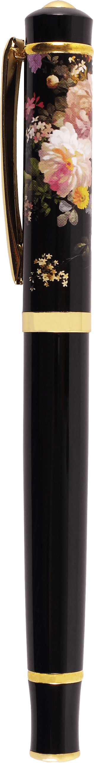 Midnight Floral Fountain Pen with Gift Box - Artemis Paper Company